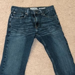 Straight leg jeans